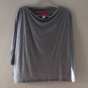 Pookie & Sebastian cape sleeved jersey top